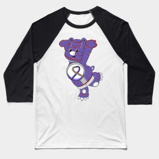 mecha cyborg purple care bear Baseball T-Shirt